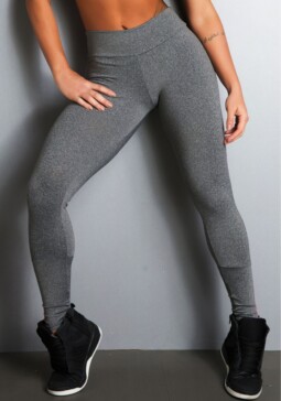 Calça Legging Mescla - Cinza - Image 2