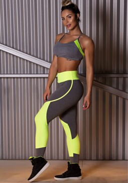 Calça Mescla Amarelo Neon - Image 4
